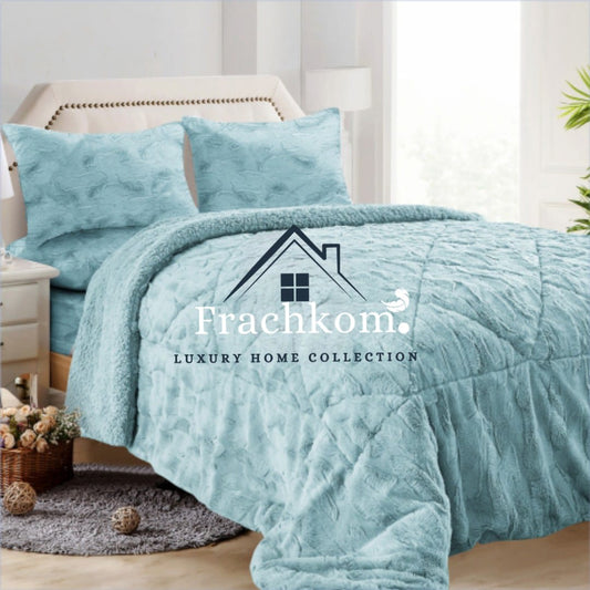 Couette Agneau “DELI” CP Turquoise